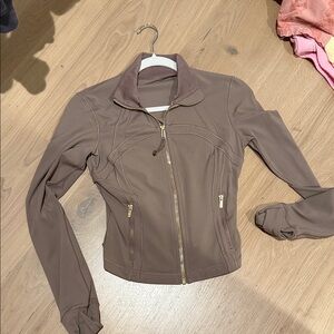 lululemon athletica Taupe Bomber Jacket